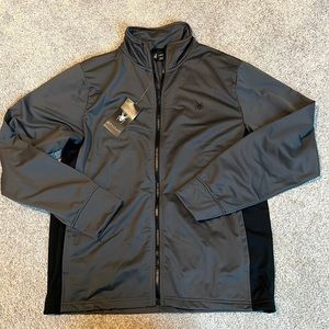 Mens Spyder Full Zip Jacket Track Jacket Polar Gray